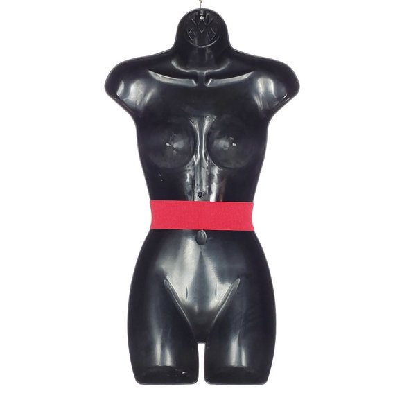 LE CHATEAU Large Bow Elastic Belt Red Size Small - Picture 3 of 6